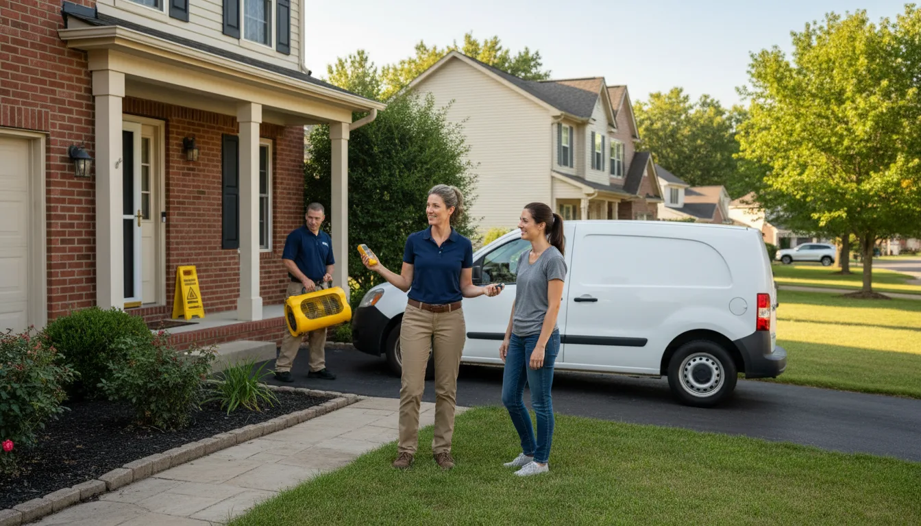 Water restoration image for Dehumidification And Cleanup Services in Hyde Park, UT